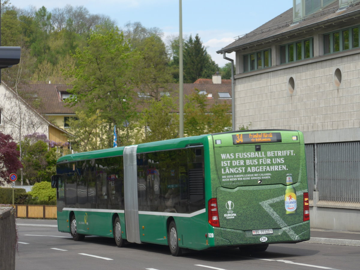 (170'297) - BVB Basel - Nr. 7020/BS 99'320 - Mercedes am 30. April 2016 in Bottmingen, Schloss