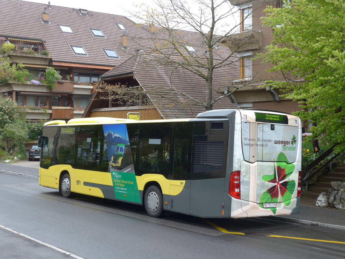 (170'324) - STI Thun - Nr. 178/BE 752'178 - Mercedes am 1. Mai 2016 in Thun, Schorenfriedhof