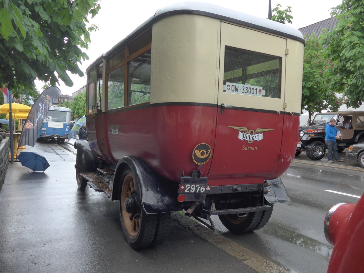 (170'659) - Dillier, Sarnen - OW 33'001 - Saurer/Saurer am 14. Mai 2016 in Sarnen, OiO