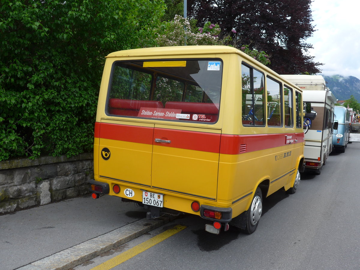 (170'843) - Scheidegger, Schnbhl - Nr. 3/BE 150'067 - Mercedes (ex Mller, Ennetmoos Nr. 3; ex Berwert, Stalden; ex Privat) am 14. Mai 2016 in Sarnen, OiO