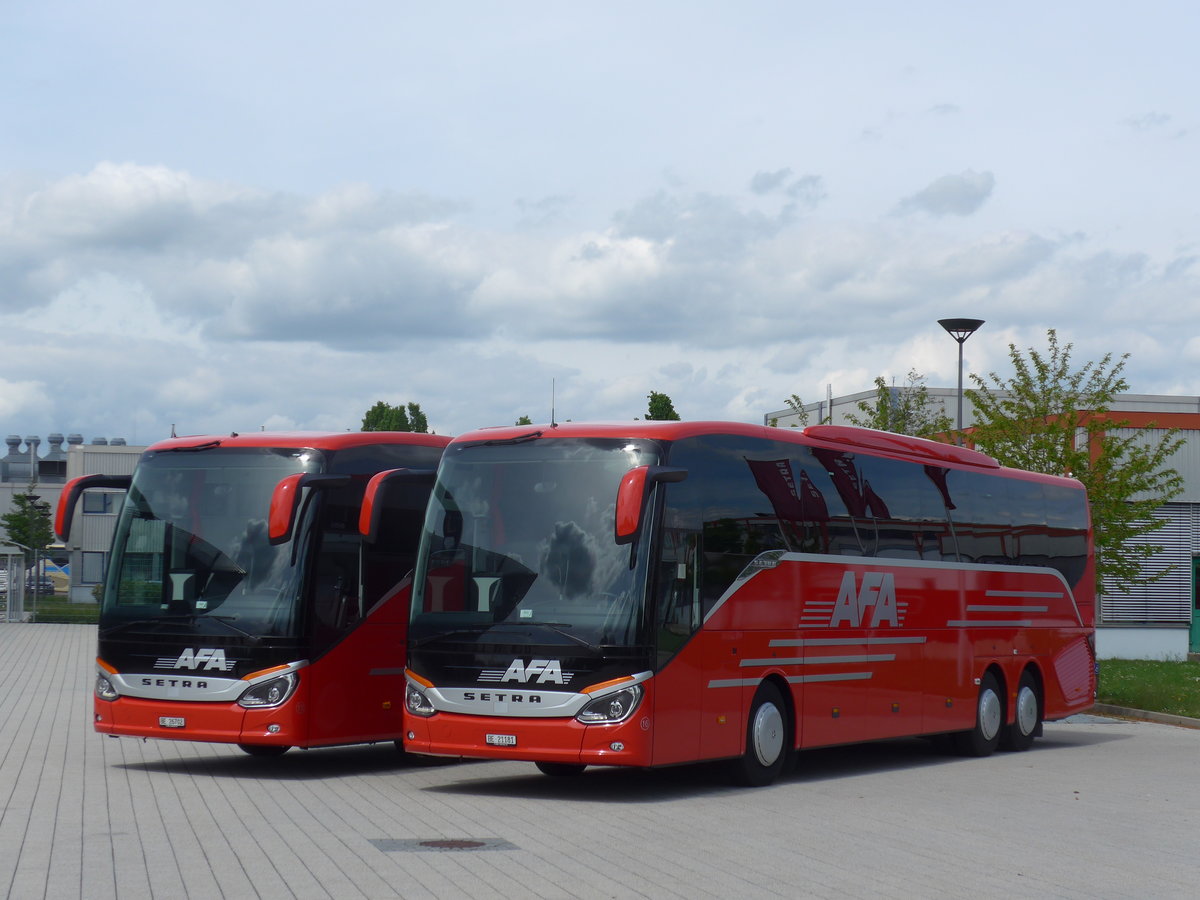 (171'189) - Fr die Schweiz: AFA Adelboden - Nr. 16/BE 21'181 - Setra am 20. Mai 2016 in Neu-Ulm, Setrawerk