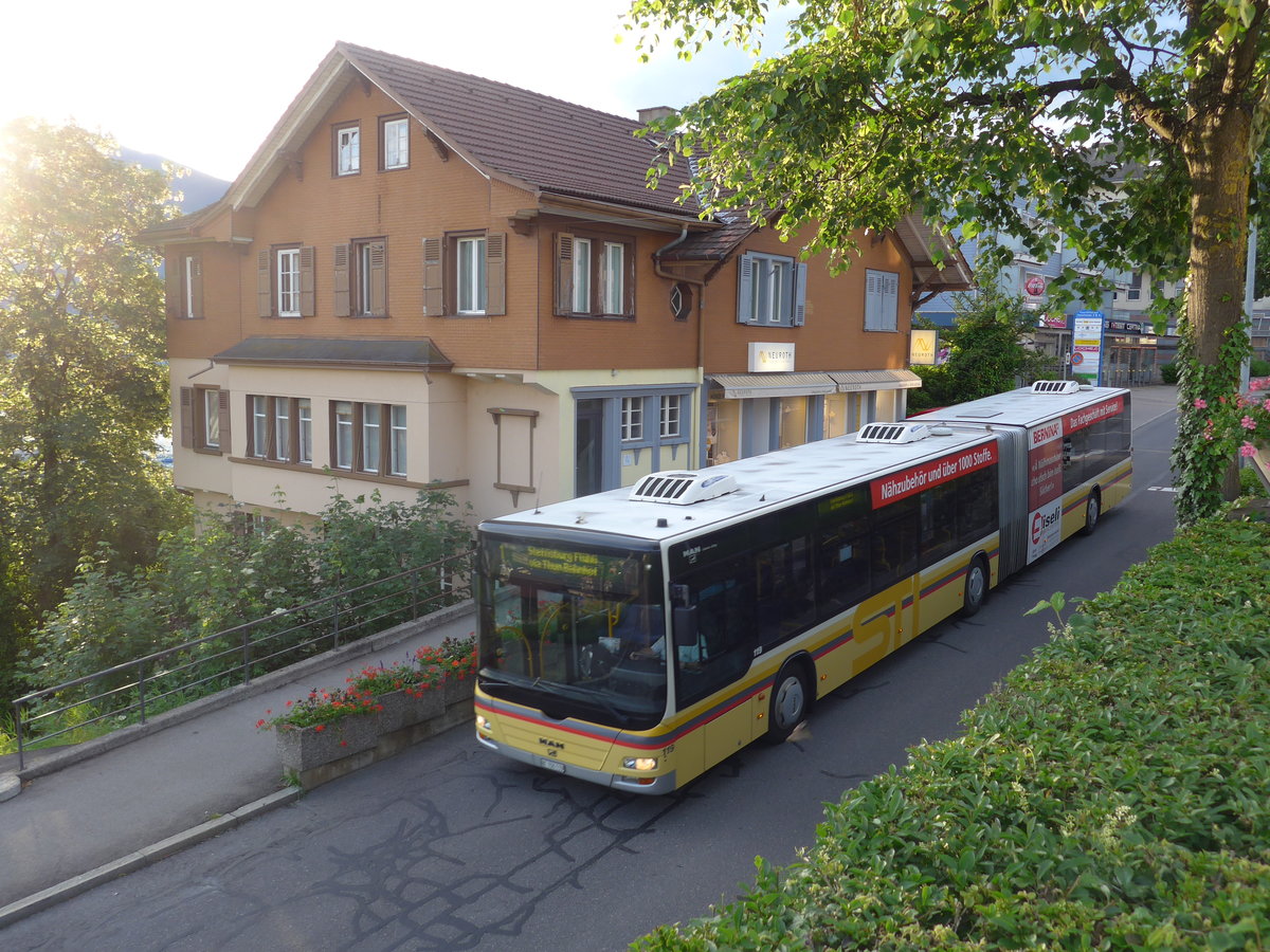 (171'682) - STI Thun - Nr. 119/BE 700'119 - MAN am 12. Juni 2016 in Spiez, Seestrasse