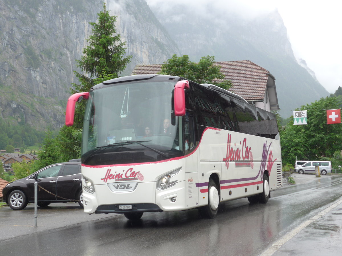 (171'743) - Heini Car, Wngi - Nr. 6/ZH 667'883 - VDL am 12. Juni 2016 in Lauterbrunnen, Dorf