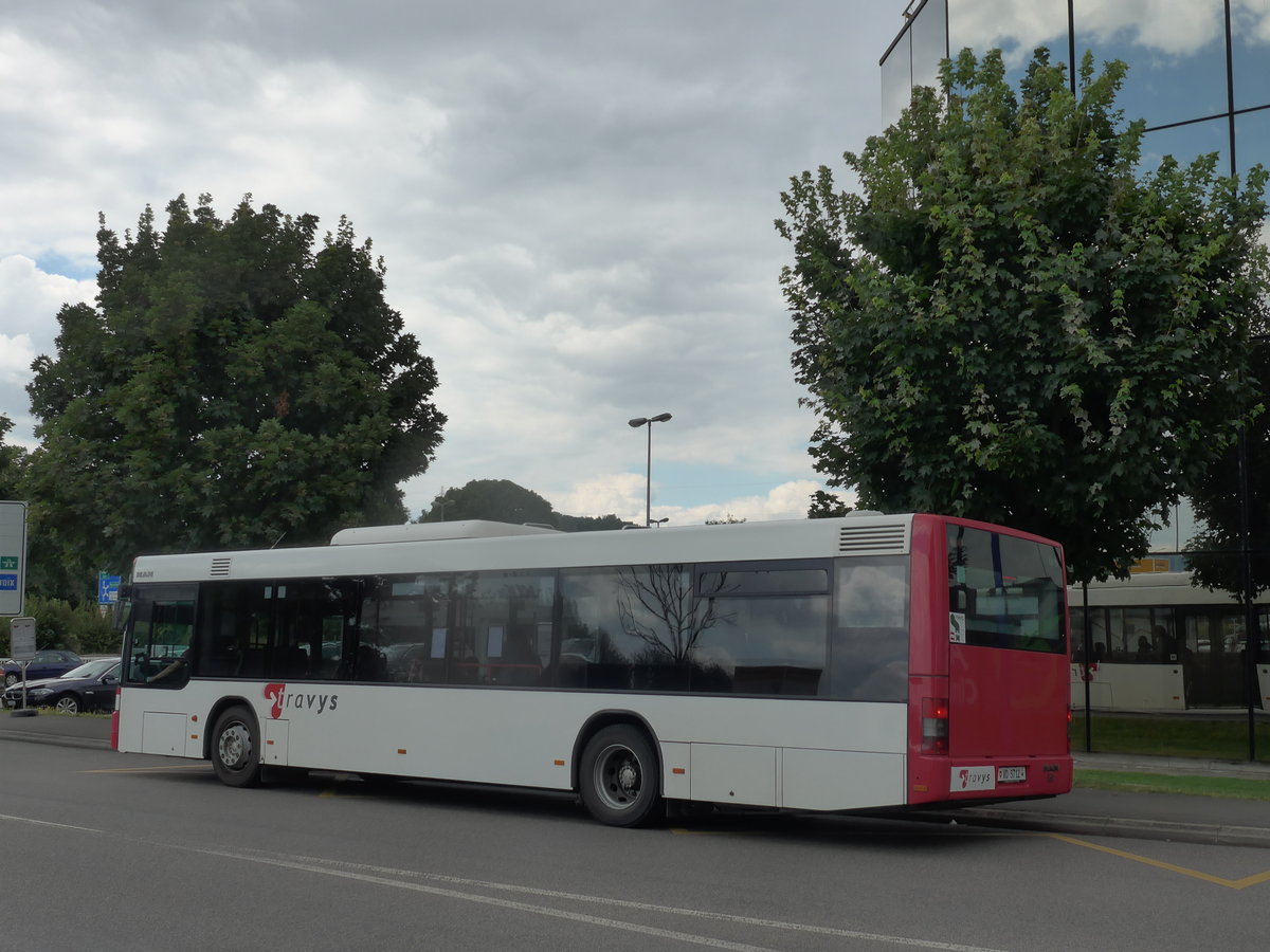 (173'031) - TRAVYS Yverdon - VD 3712 - MAN am 15. Juli 2016 in Montagny, Chamard