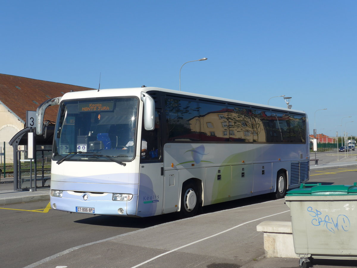 (173'546) - Keolis, Besanon - Nr. 1941/CT 806 AP - Irisbus am 1. August 2016 beim Bahnhof Pontarlier