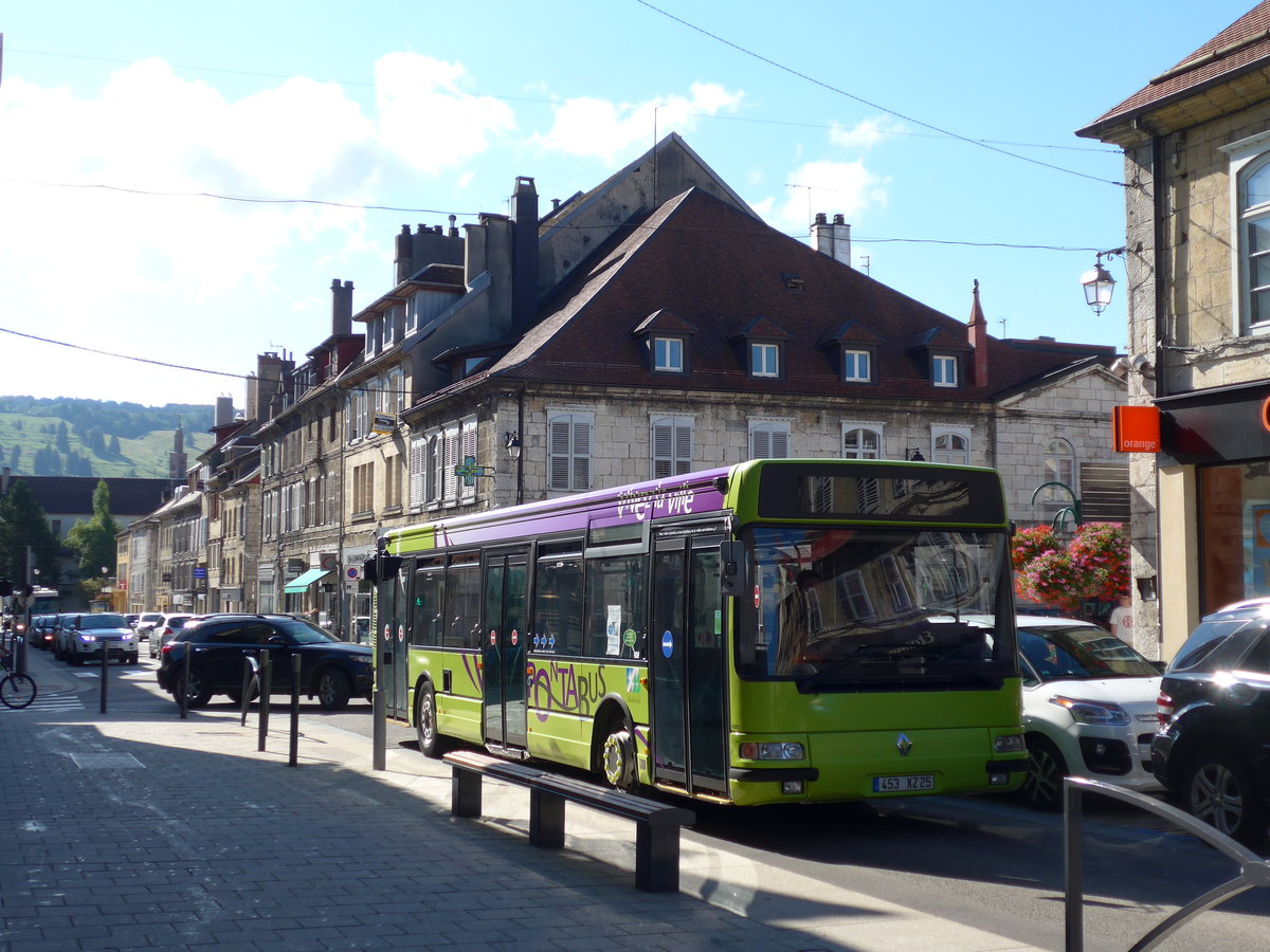 (173'559) - Keolis, Besanon - Nr. 1880/453 XS 25 - Renault am 1. August 2016 in Pontarlier, Rpublique