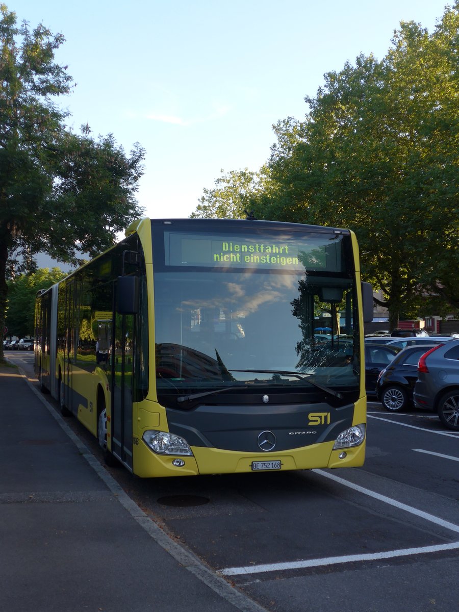 (173'897) - STI Thun - Nr. 168/BE 752'168 - Mercedes am 13. August 2016 in Thun, Lachen