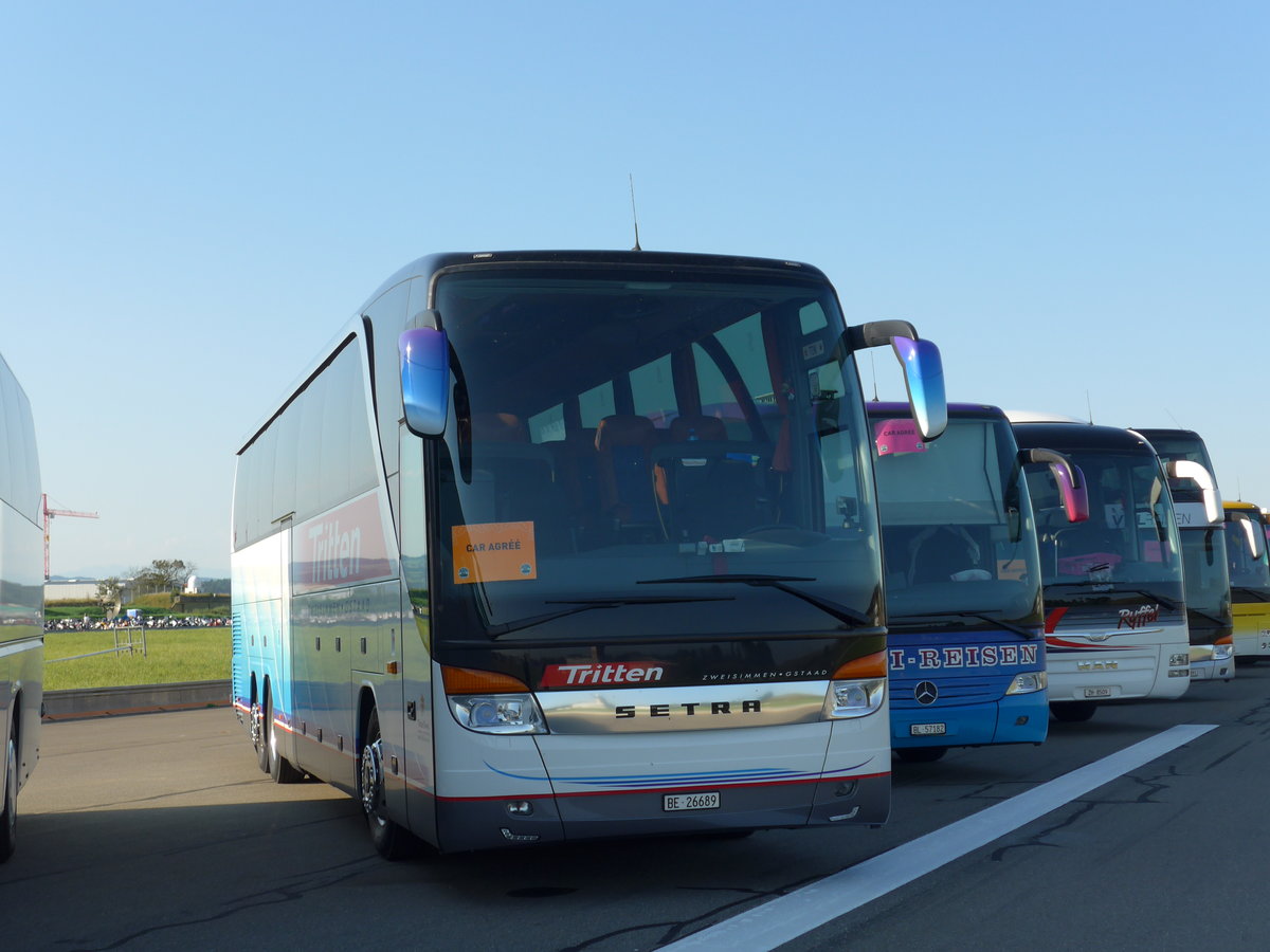 (174'365) - Tritten, Zweisimmen - BE 26'689 - Setra am 28. August 2016 in Estavayer-le-Lac, ESAF