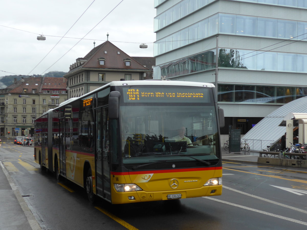 (174'567) - Steiner, Ortschwaben - Nr. 14/BE 336'245 - Mercedes am 5. September 2016 in Bern, Schanzenstrasse