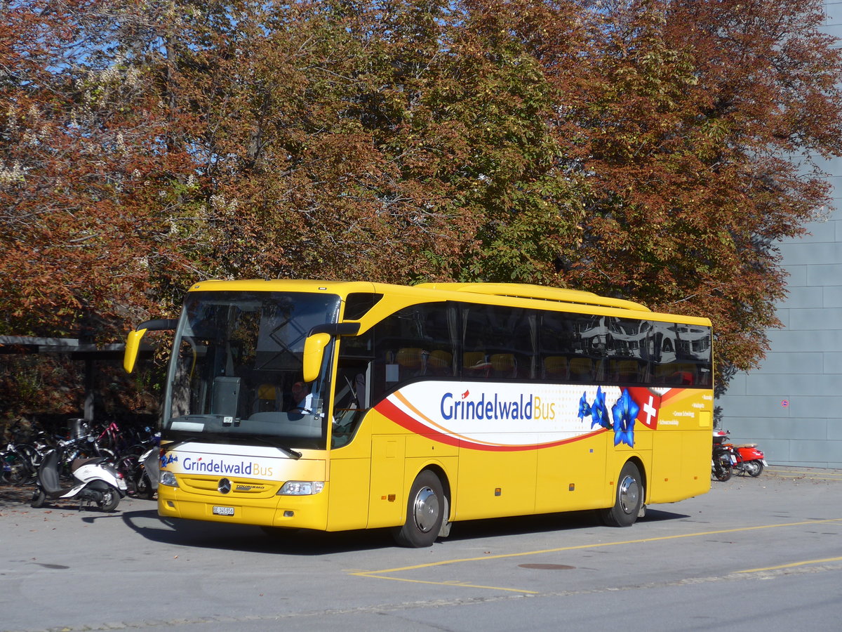 (175'153) - AVG Grindelwald - Nr. 27/BE 345'856 - Mercedes am 24. September 2016 beim Bahnhof Brig