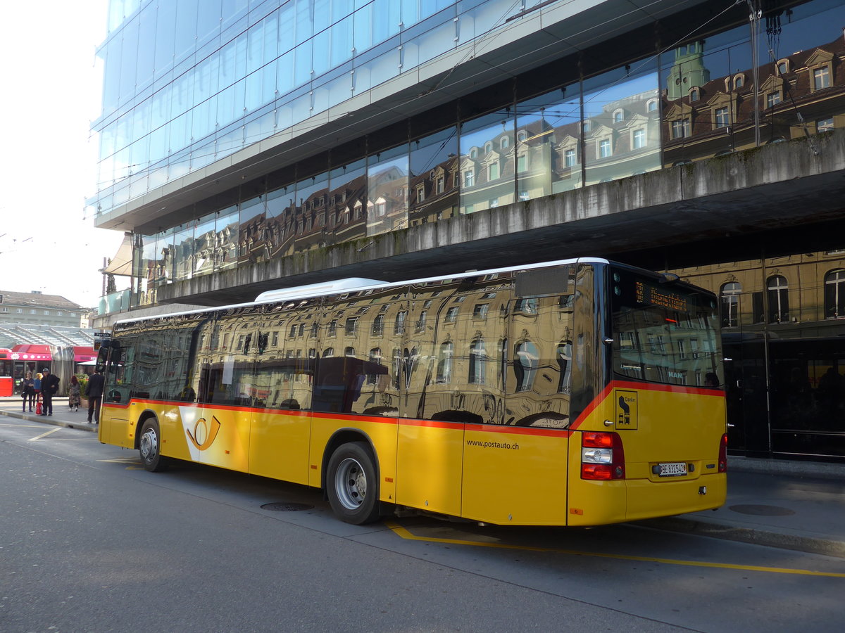 (175'263) - PostAuto Bern - Nr. 542/BE 832'542 - MAN am 26. September 2016 beim Bahnhof Bern