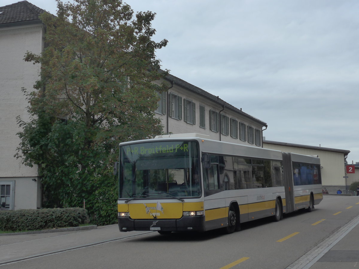 (175'604) - VBSG St. Gallen - Nr. 542/SG 311'542 - Volvo/Hess (ex VBSH Schaffhausen Nr. 14) am 15. Oktober 2016 in St. Gallen, OLMA