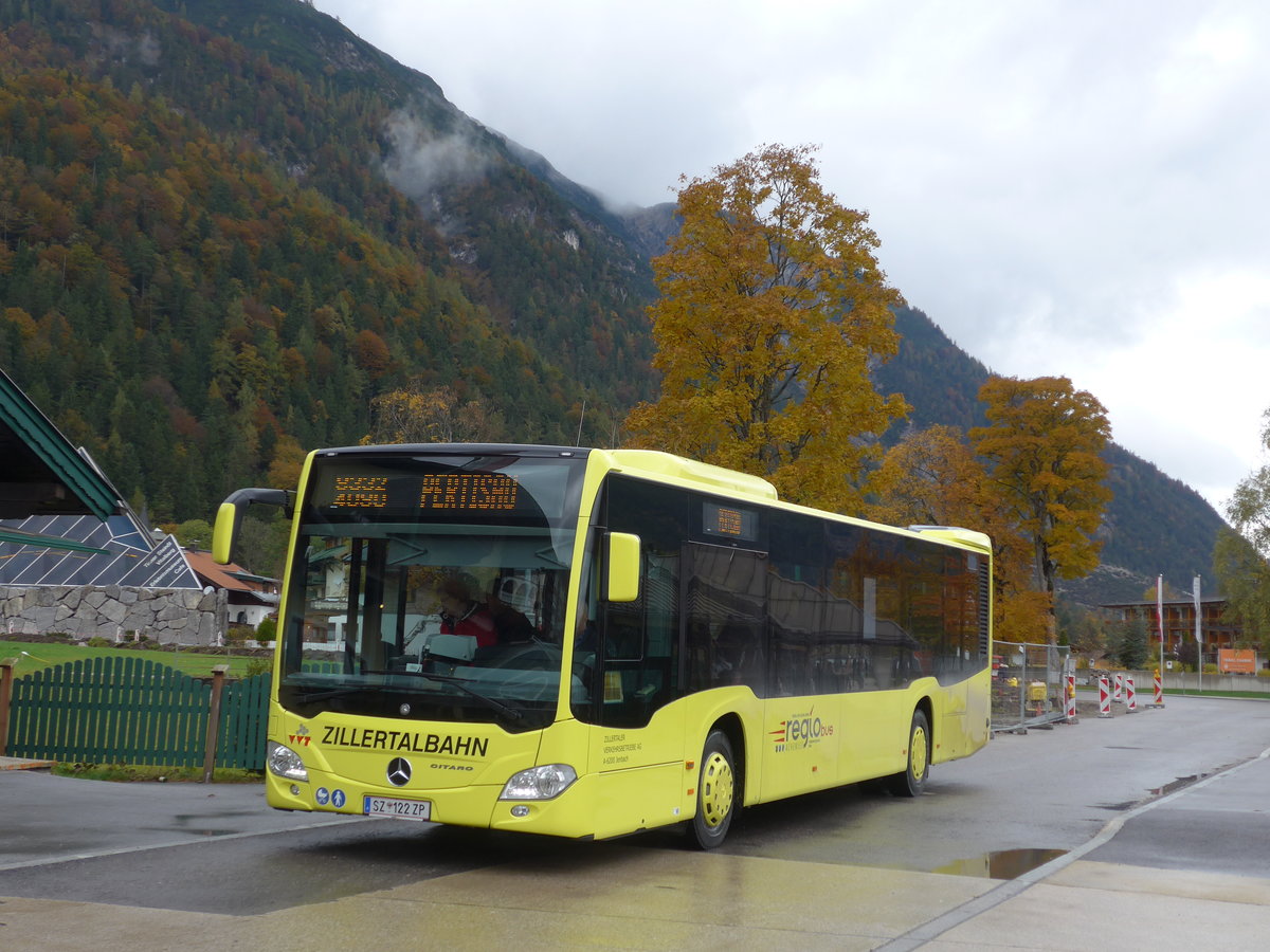 (175'937) - ZVB Jenbach - SZ 122 ZP - Mercedes am 19. Oktober 2016 in Pertisau, Bootshaus