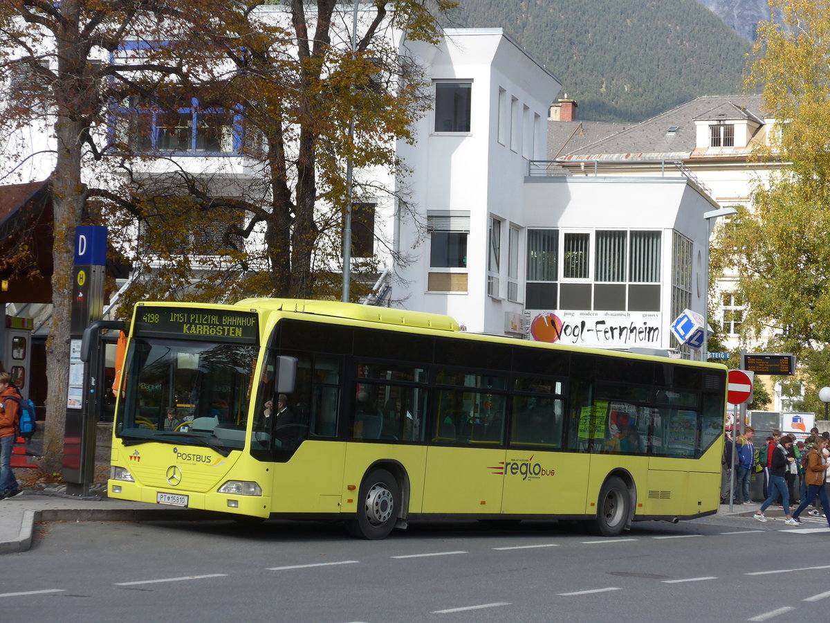 (176'047) - PostBus - PT 15'810 - Mercedes am 20. Oktober 2016 in Imst, Post