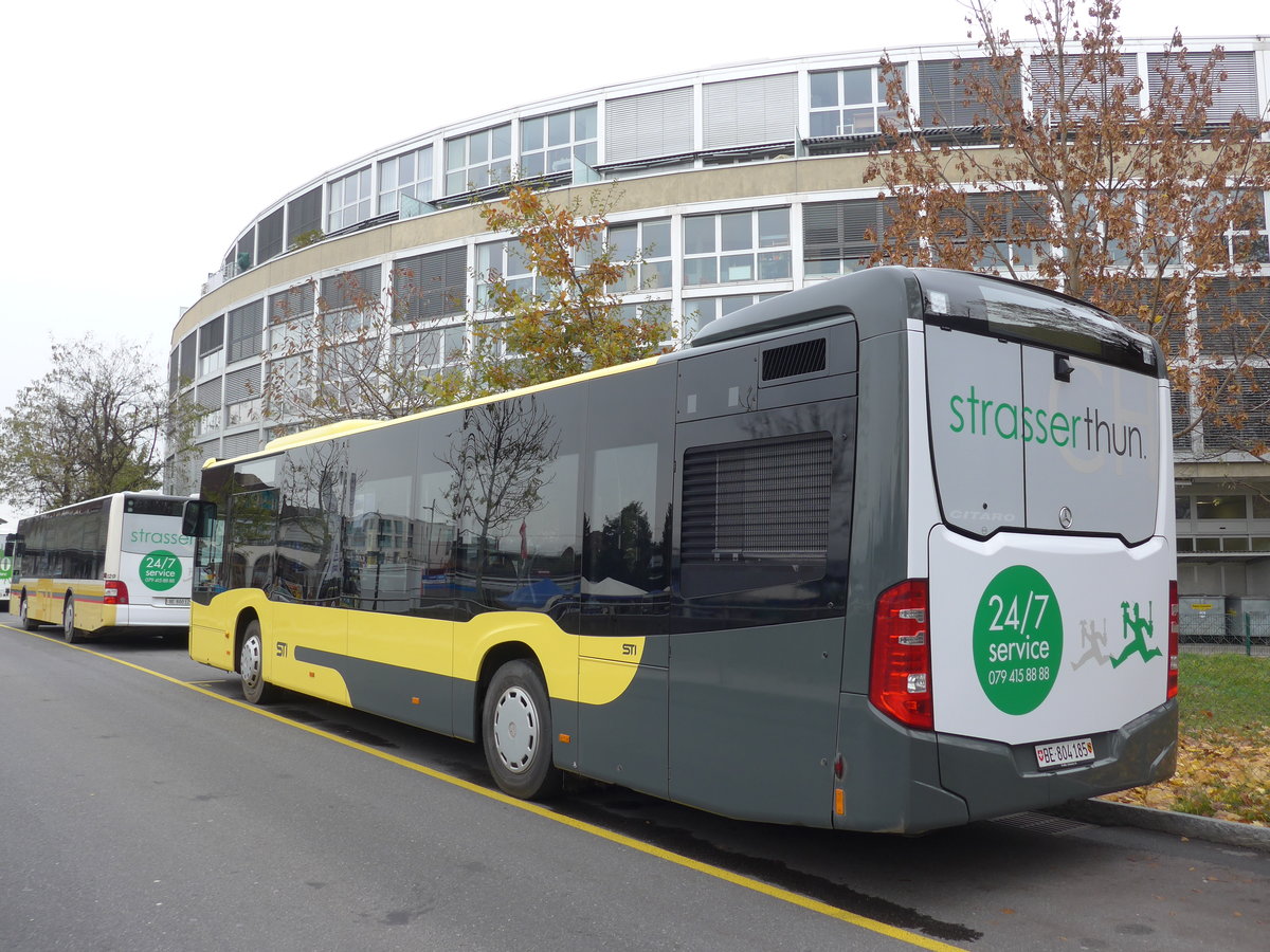 (176'583) - STI Thun - Nr. 185/BE 804'185 - Mercedes am 9. November 2016 bei der Schifflndte Thun