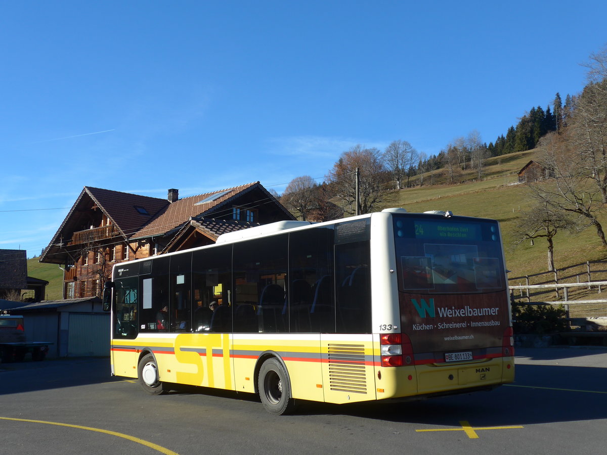 (177'231) - STI Thun - Nr. 133/BE 801'133 - MAN/Gppel am 16. Dezember 2016 in Schwanden, Sge