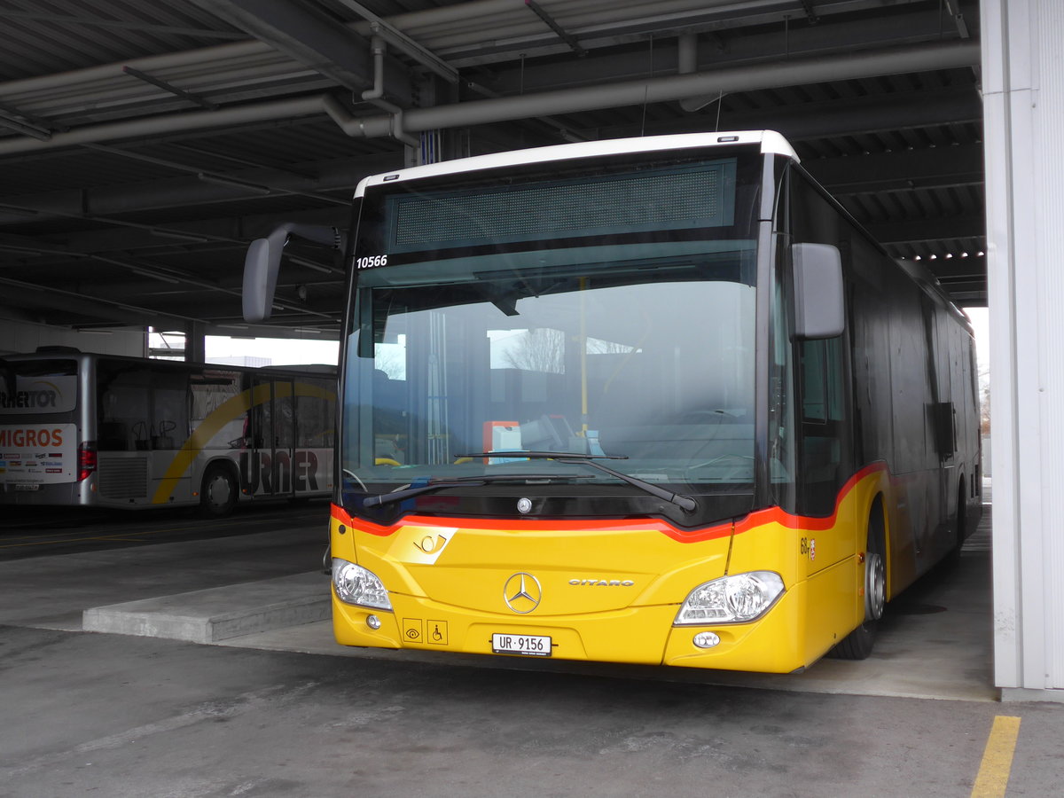 (177'496) - AAGU Altdorf - Nr. 68/UR 9156 - Mercedes am 30. Dezember 2016 in Schattdorf, Garage