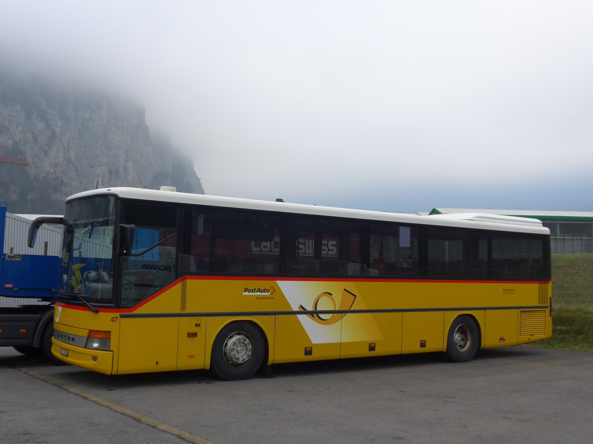 (177'501) - AAGU Altdorf - Nr. 47/UR 9226 - Setra am 30. Dezember 2016 in Schattdorf, Garage