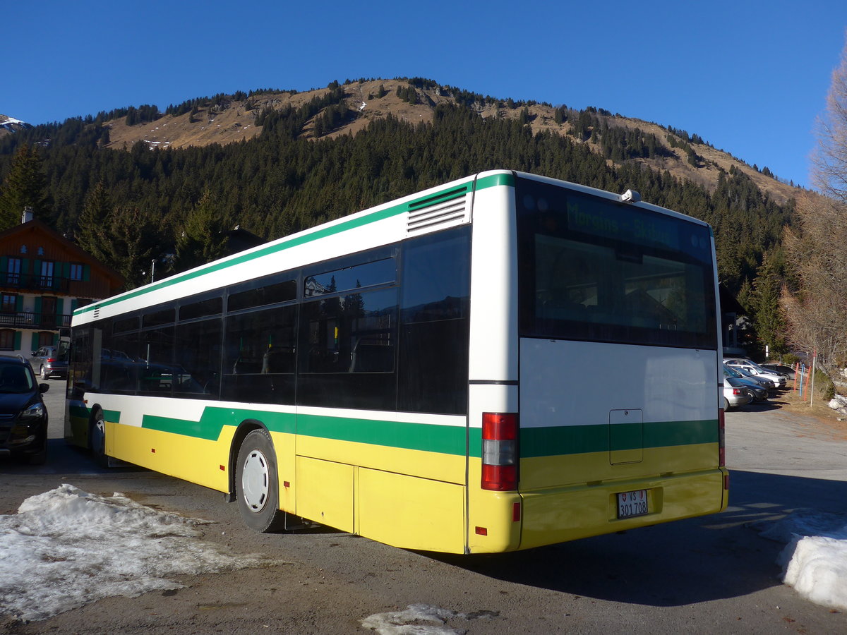 (177'522) - Tlmorgins, Morgins - VS 301'708 - MAN (ex TN Neuchtel Nr. 223) am 1. Januar 2017 in Morgins, Feuerwehr