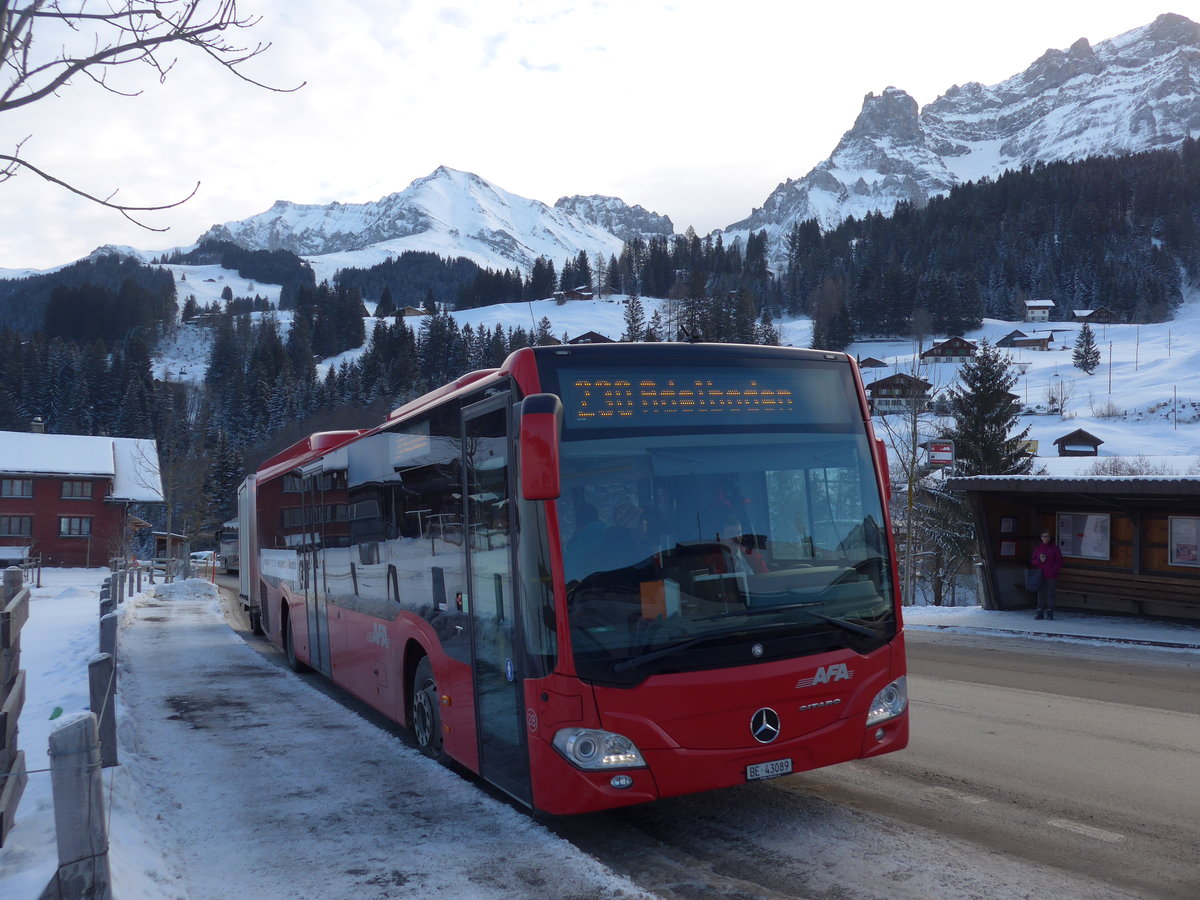 (177'692) - AFA Adelboden - Nr. 28/BE 43'089 - Mercedes am 7. Januar 2017 in Adelboden, Oey