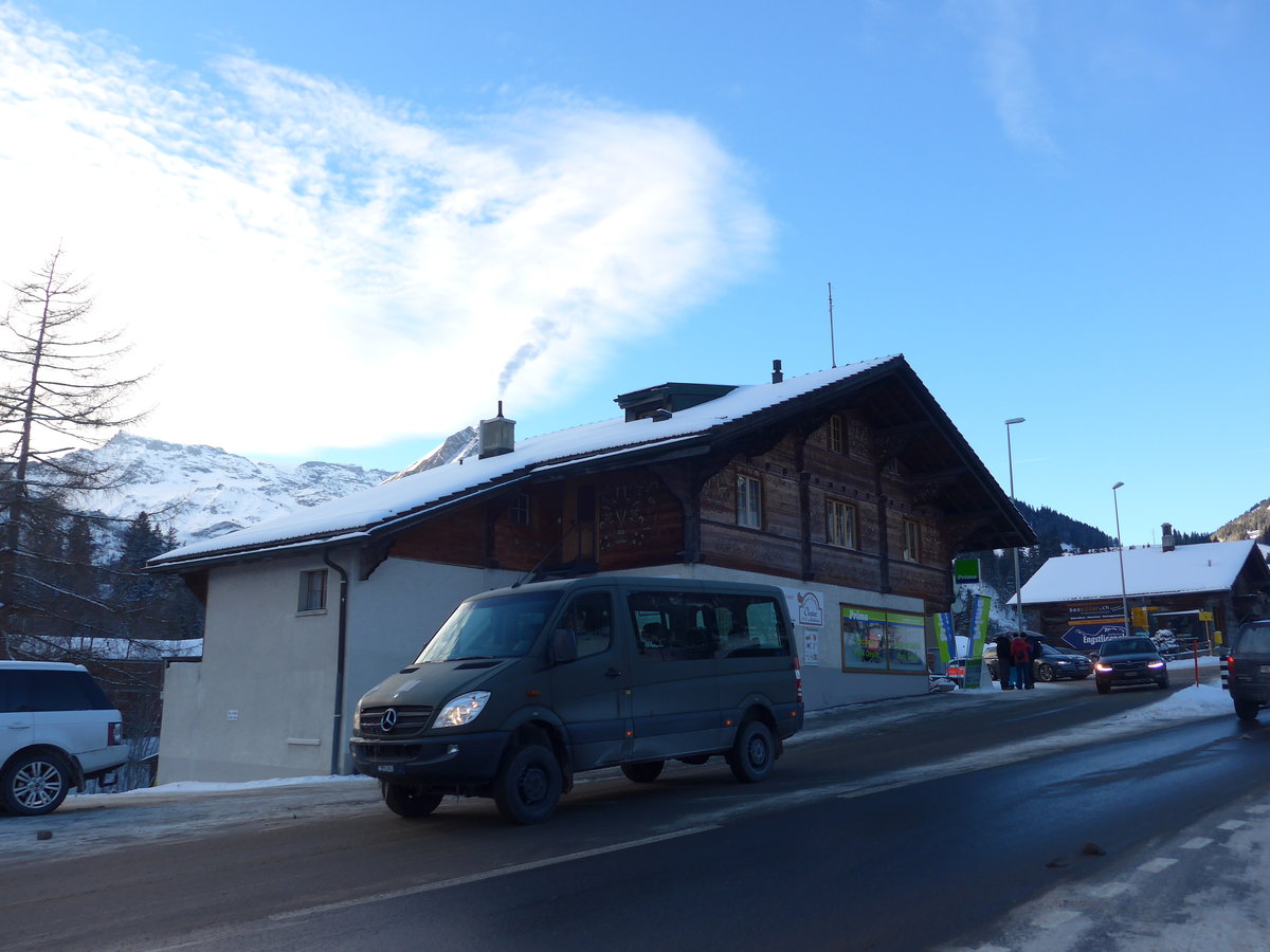 (177'705) - Schweizer Armee - M+49'028 - Mercedes am 7. Januar 2017 in Adelboden, Oey