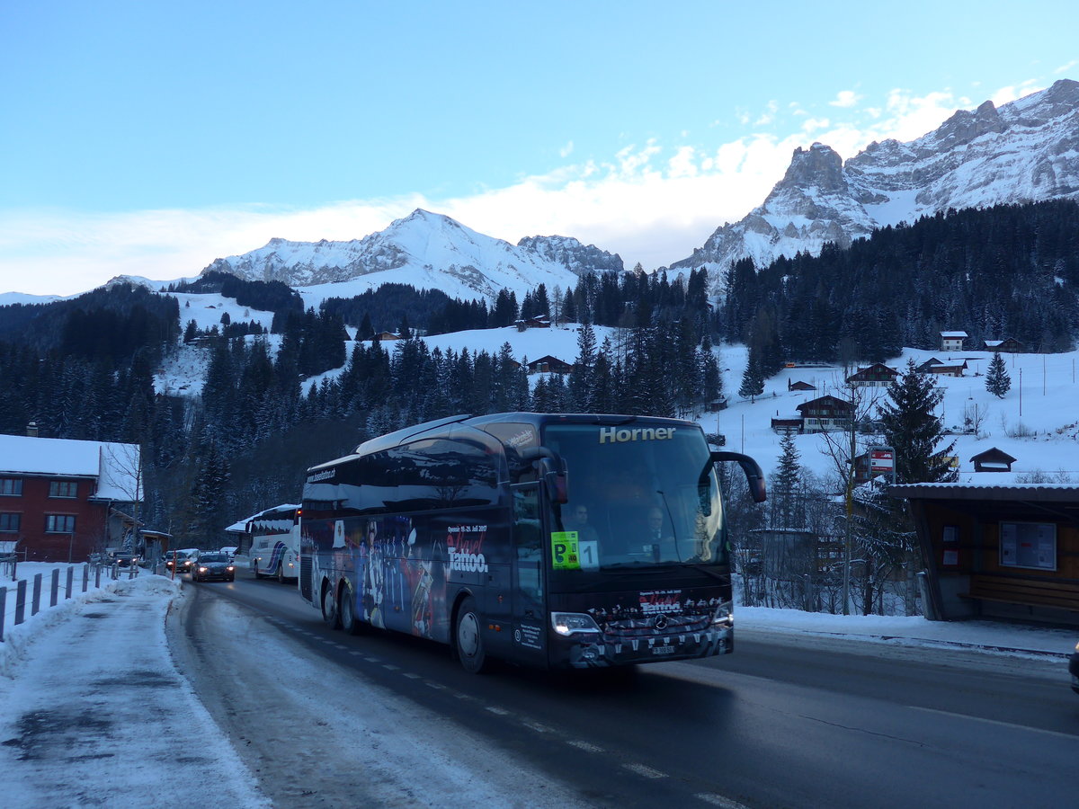 (177'716) - Horner, Tafers - Nr. 3/FR 300'503 - Mercedes am 7. Januar 2017 in Adelboden, Oey