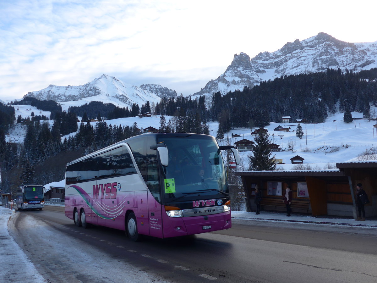 (177'723) - Wyss, Boningen - Nr. 50/SO 21'263 - Setra am 7. Januar 2017 in Adelboden, Oey