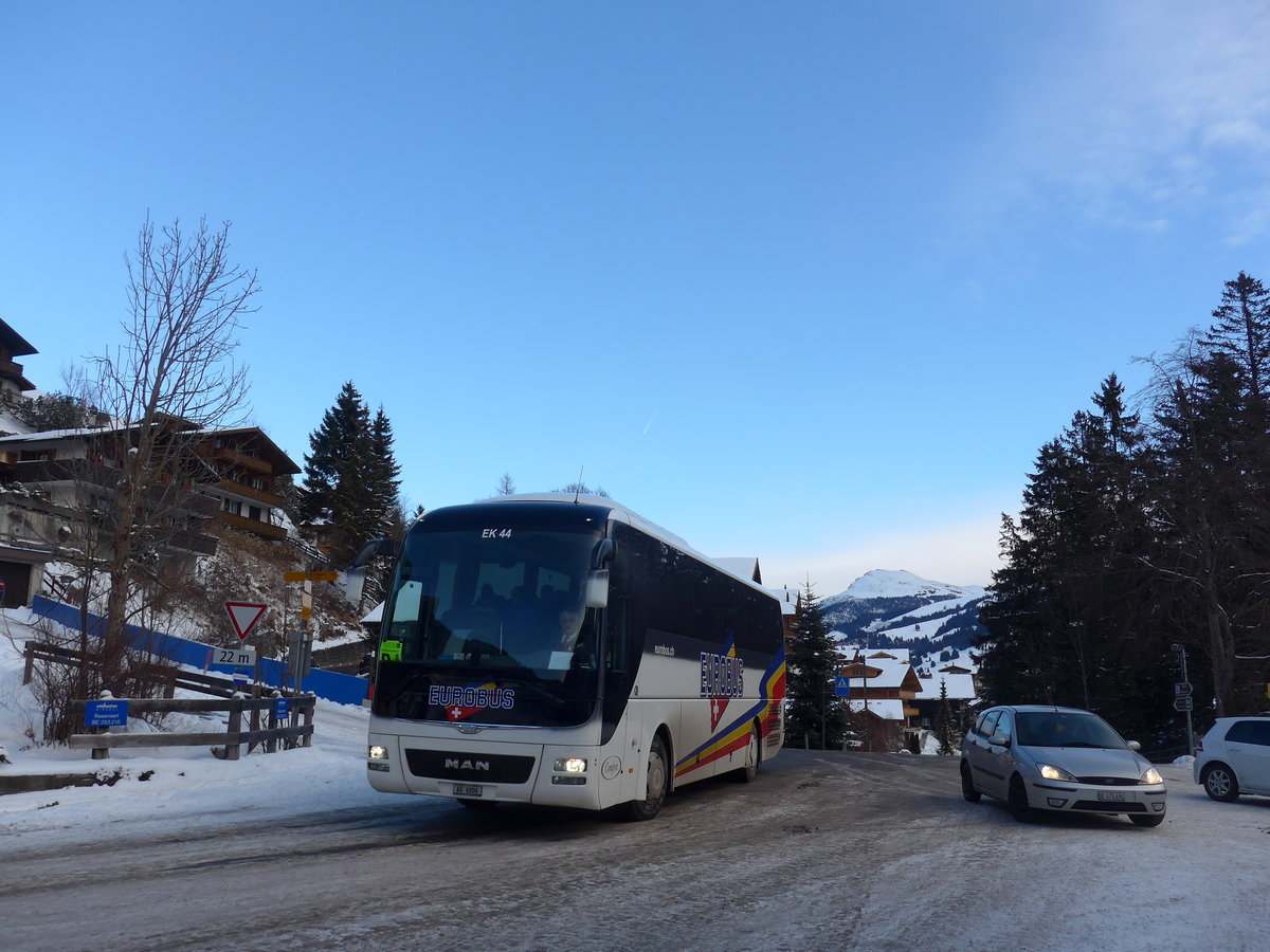 (177'795) - Knecht, Windisch - Nr. 44/AG 6806 - MAN am 7. Januar 2017 in Adelboden, Mineralquelle