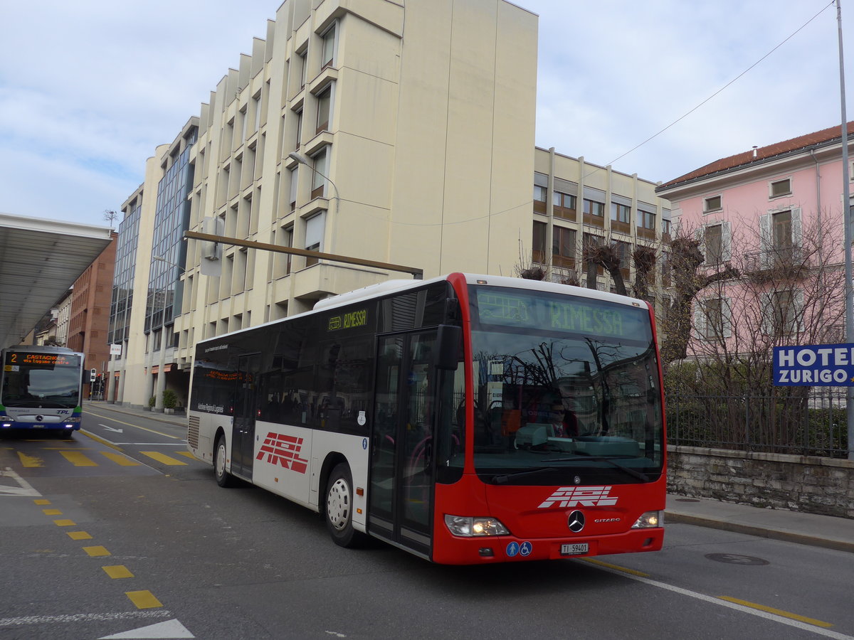 (178'280) - ARL Viganello - Nr. 1/TI 59'401 - Mercedes am 7. Februar 2017 in Lugano, Centro