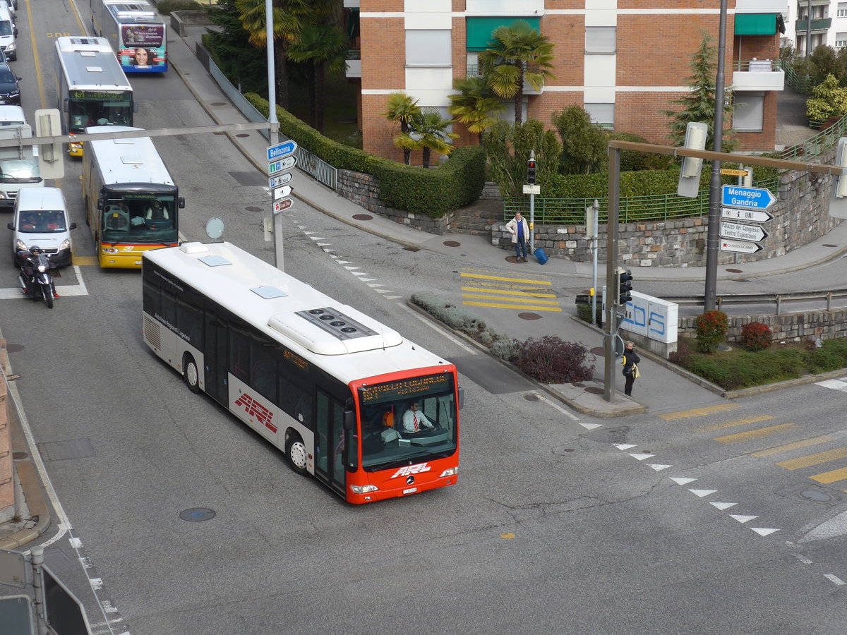 (178'341) - ARL Viganello - Nr. 25/TI 133'525 - Mercedes am 7. Februar 2017 in Lugano, Via del San Gottardo