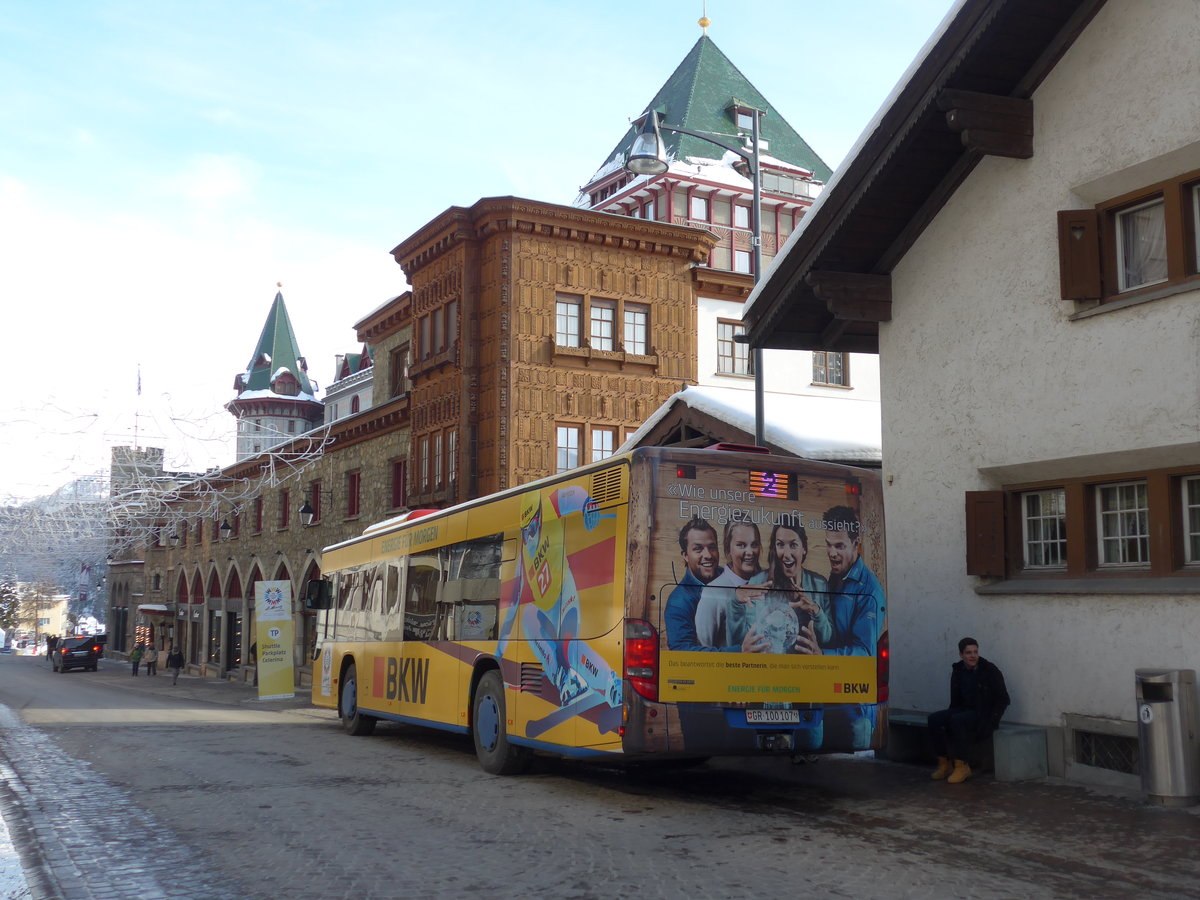 (178'399) - SBC Chur - Nr. 107/GR 100'107 - Setra am 9. Februar 2017 in St. Moritz, Klinik Gut