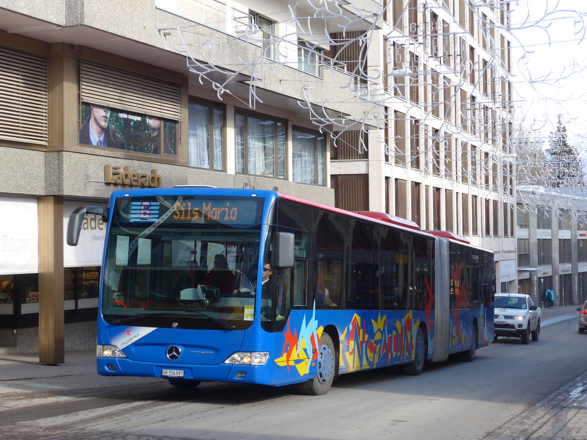 (178'401) - SBC Chur - Nr. 97/GR 156'997 - Mercedes am 9. Februar 2017 in St. Moritz, Klinik Gut