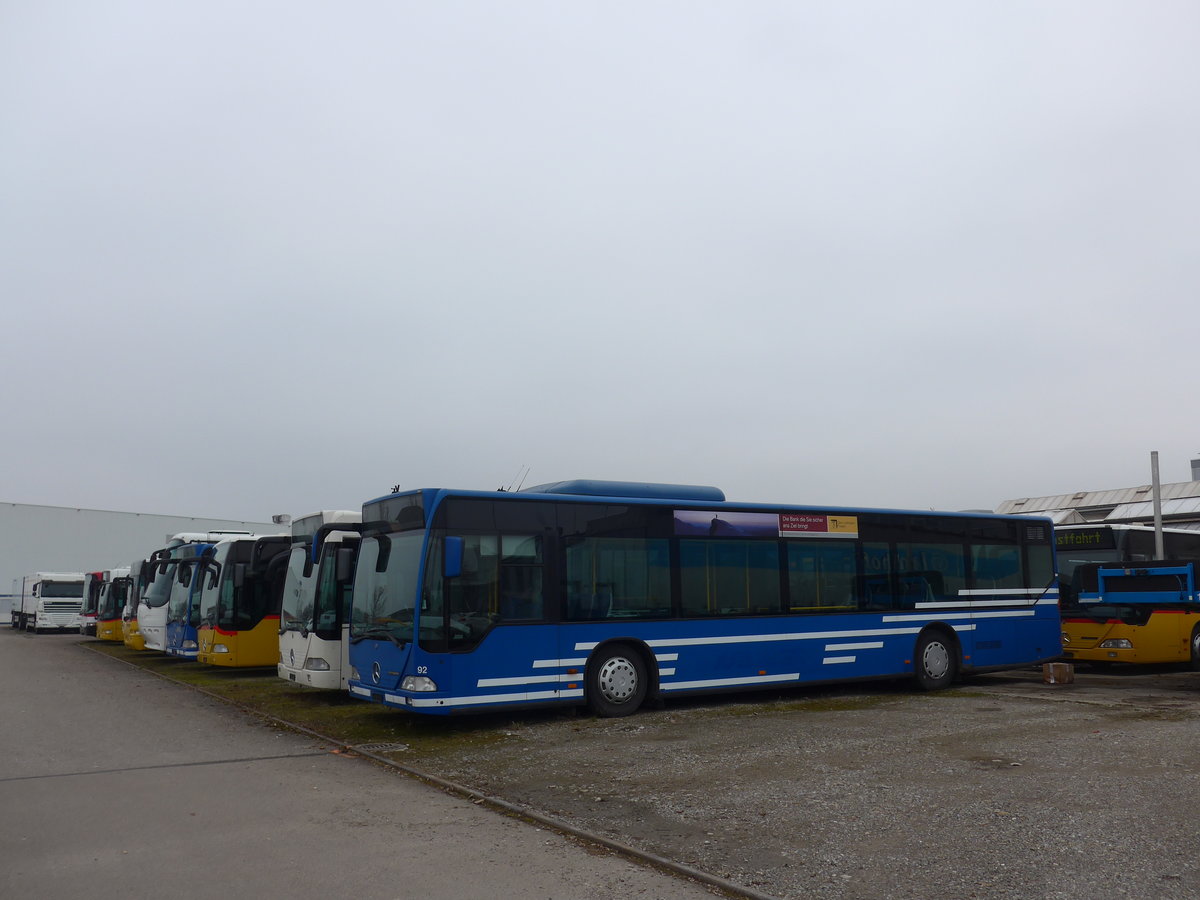 (178'451) - AFA Adelboden - Nr. 92 - Mercedes (ex Nr. 4) am 10. Februar 2017 in Frauenfeld, Langdorfstrasse