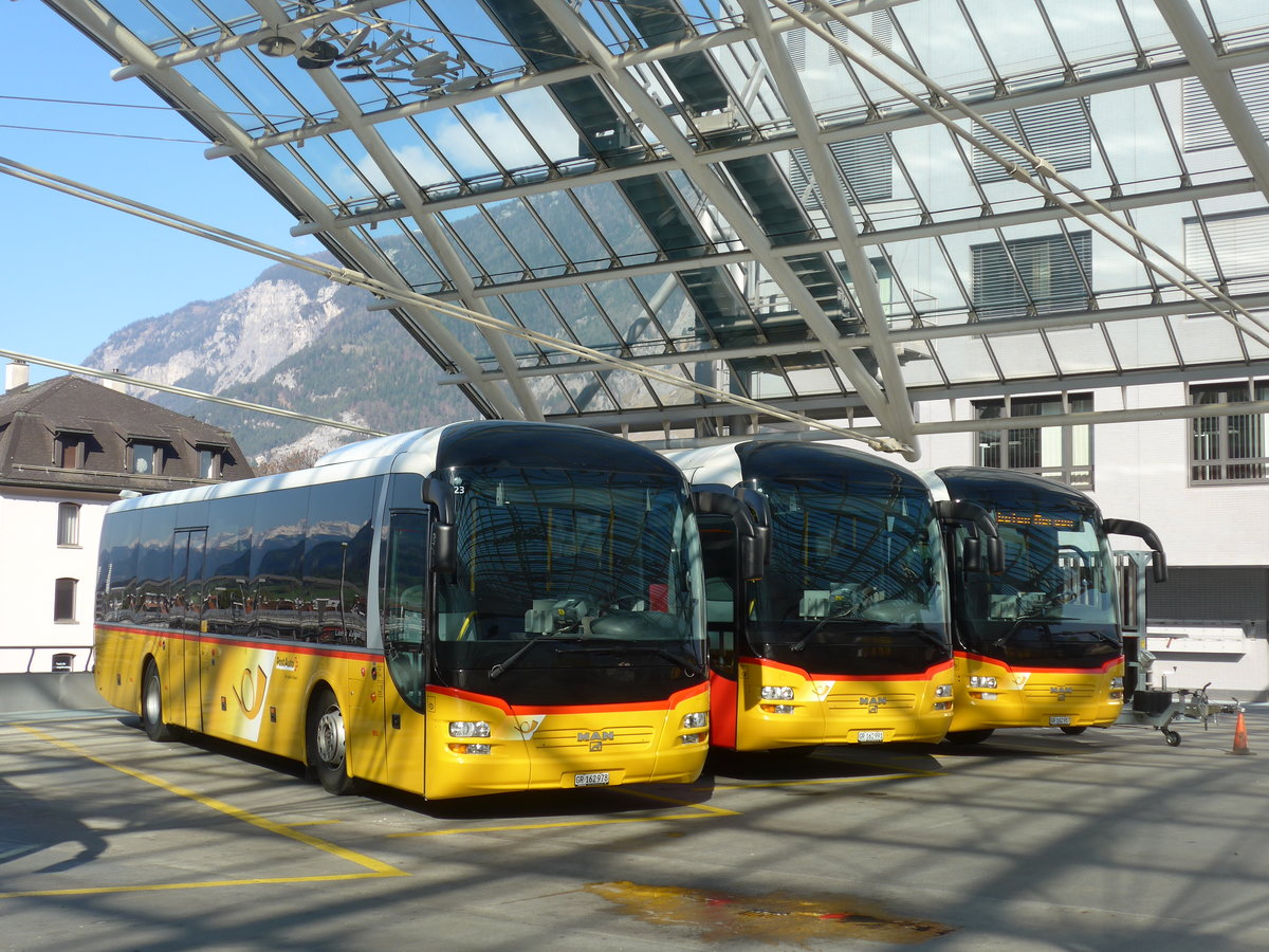 (179'545) - PostAuto Graubnden - GR 162'978 - MAN am 14. April 2017 in Chur, Postautostation