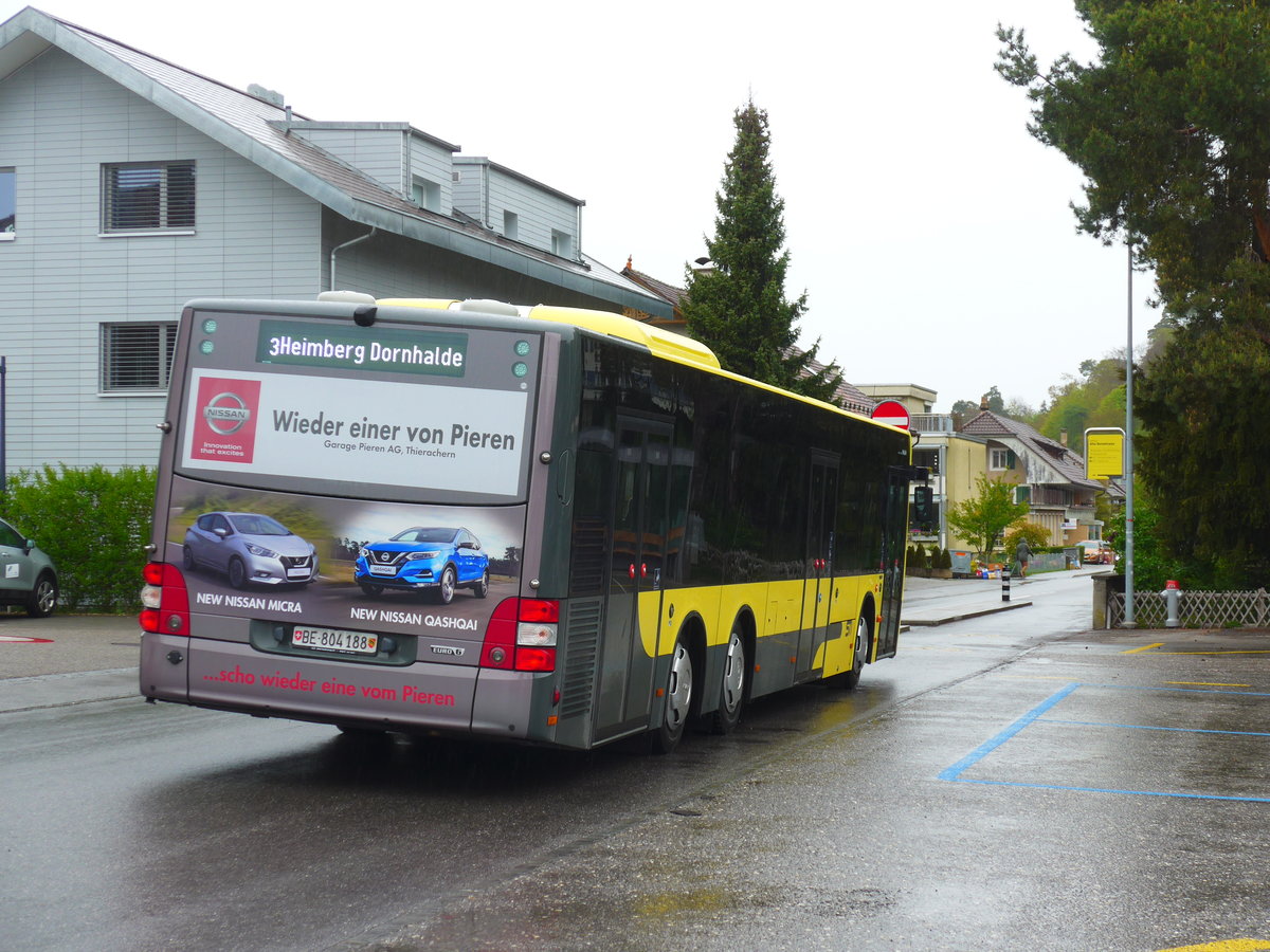 (179'977) - STI Thun - Nr. 188/BE 804'188 - MAN am 1. Mai 2017 in Steffisburg, Alte Bernstrasse