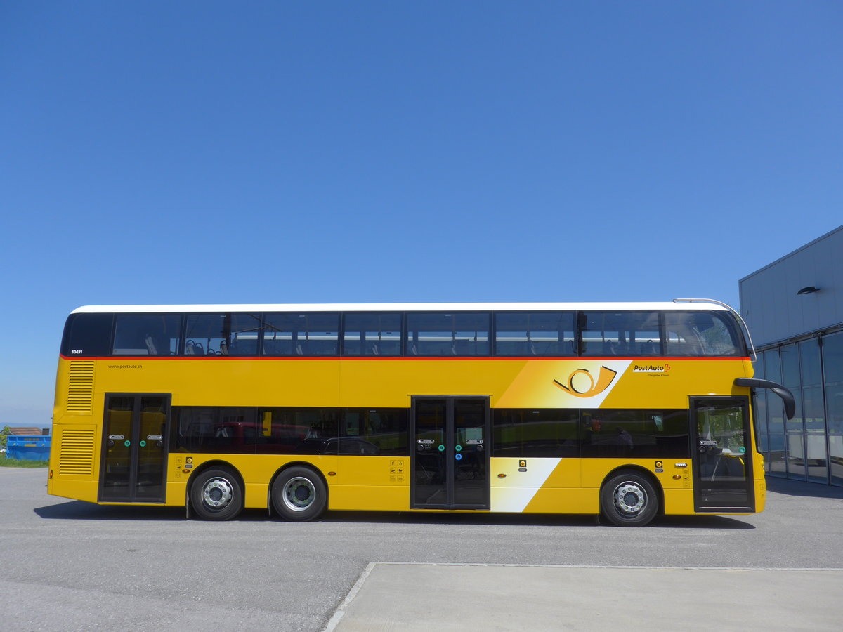 (180'367) - PostAuto Ostschweiz - AR 44'137 - Alexander Dennis am 22. Mai 2017 in Heiden, Garage