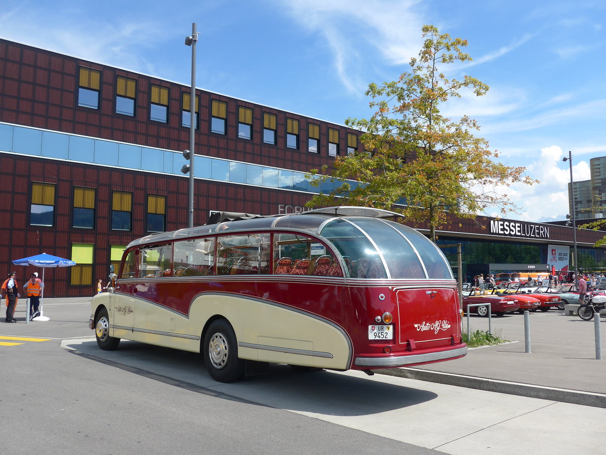 (180'873) - AAGU Altdorf - Nr. 90/UR 9452 - Saurer/FHS (ex Siegenthaler, Grnenmatt; ex Wildi, Luzern) am 28. Mai 2017 in Luzern, Allmend