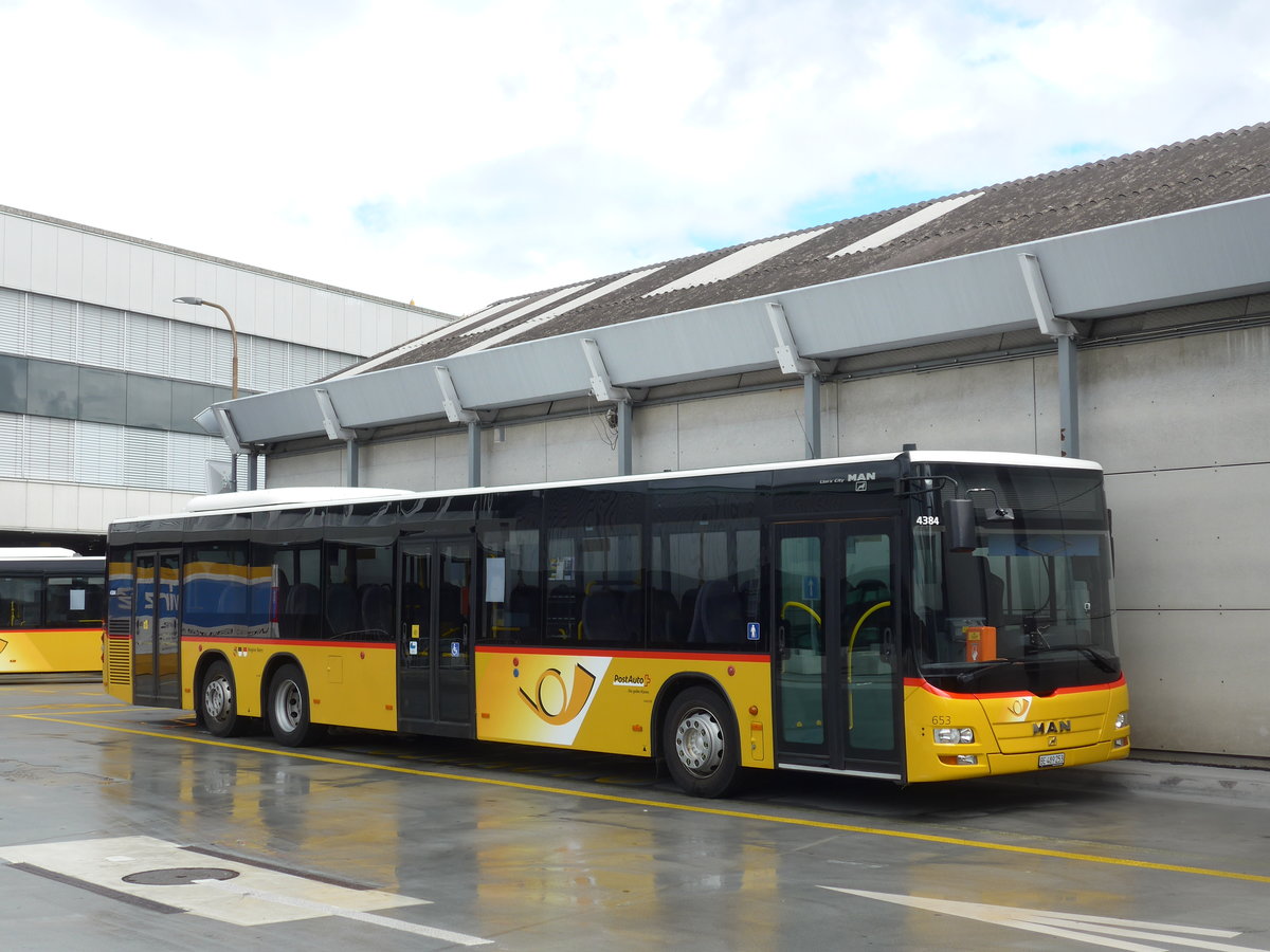 (180'931) - PostAuto Bern - Nr. 653/BE 489'253 - MAN am 4. Juni 2017 in Bern, Postautostation