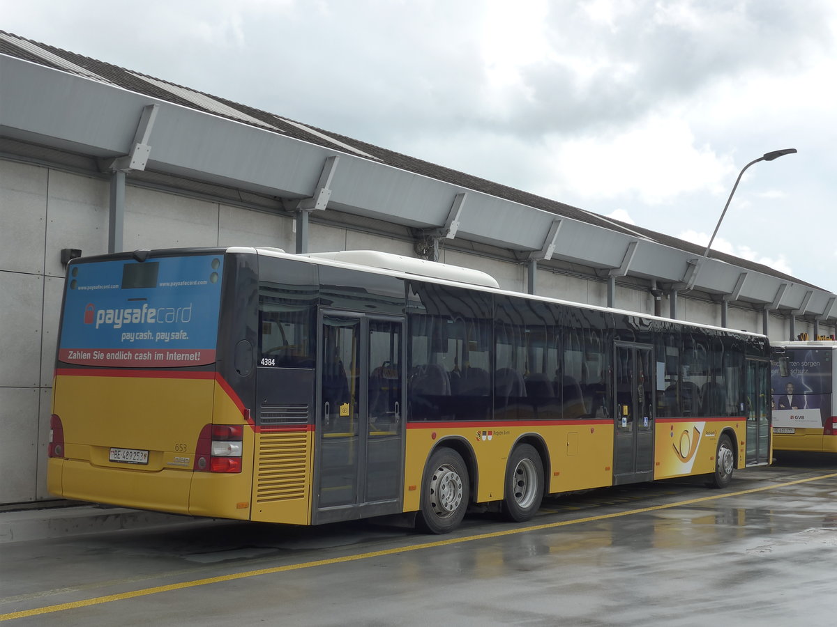 (180'933) - PostAuto Bern - Nr. 653/BE 489'253 - MAN am 4. Juni 2017 in Bern, Postautostation