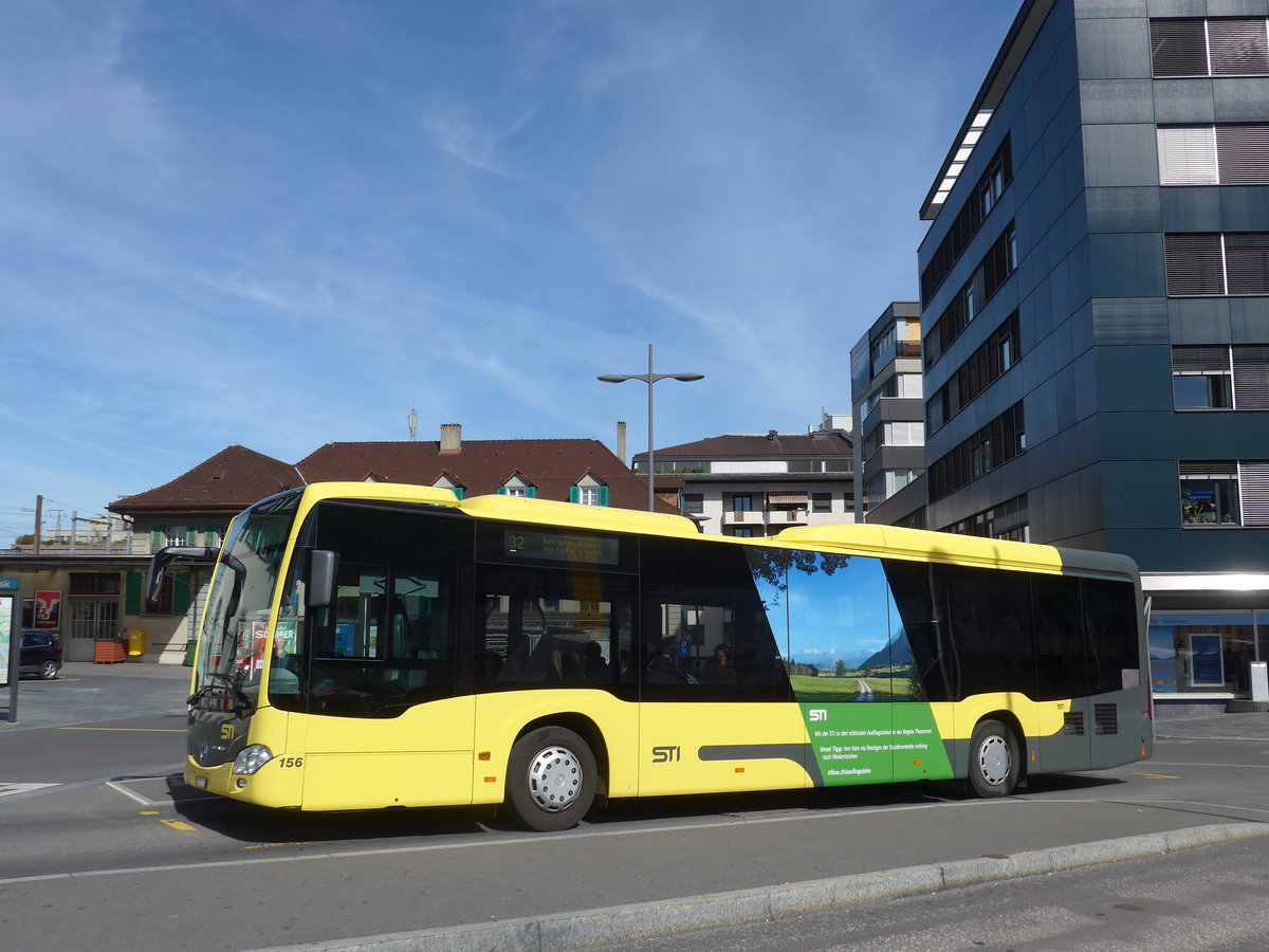 (180'989) - STI Thun - Nr. 156/BE 752'156 - Mercedes am 8. Juni 2017 beim Bahnhof Thun