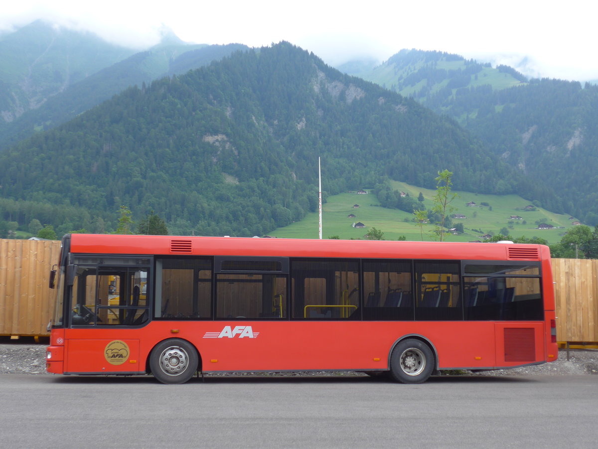 (181'098) - AFA Adelboden - Nr. 55 - MAN/Gppel am 14. Juni 2017 in Frutigen, Garage