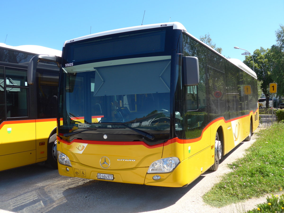 (181'170) - CarPostal Ouest - VD 464'977 - Mercedes am 18. Juni 2017 in Yverdon, Garage