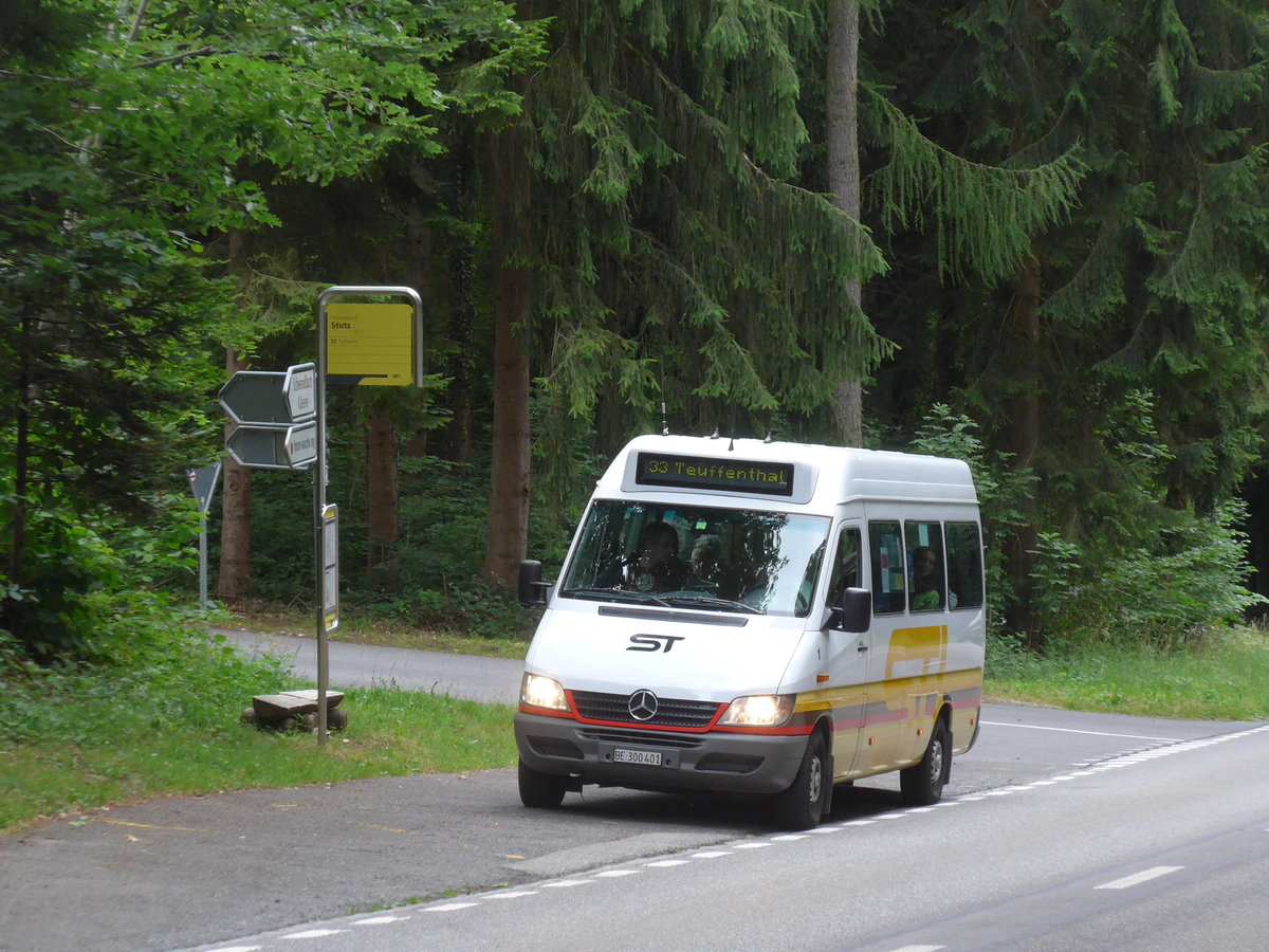 (181'722) - STI Thun - Nr. 1/BE 300'401 - Mercedes am 1. Juli 2017 in Schwendibach, Stutz