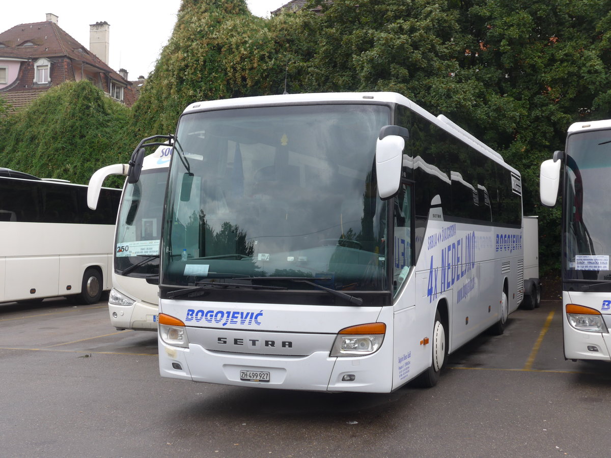 (181'911) - Bogojevic, Zrich - ZH 499'927 - Setra am 10. Juli 2017 in Zrich, Sihlquai