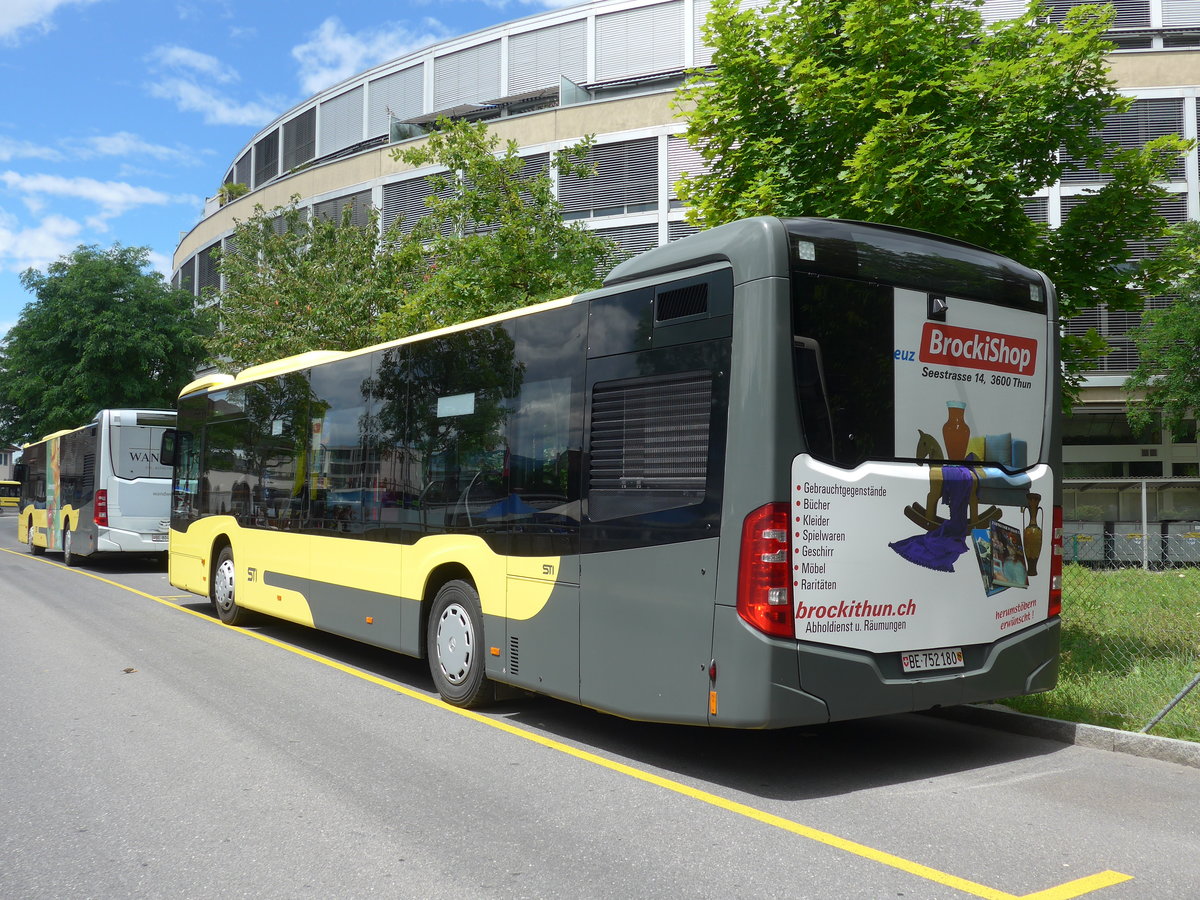 (182'045) - STI Thun - Nr. 180/BE 752'180 - Mercedes am 12. Juli 2017 bei der Schifflndte Thun