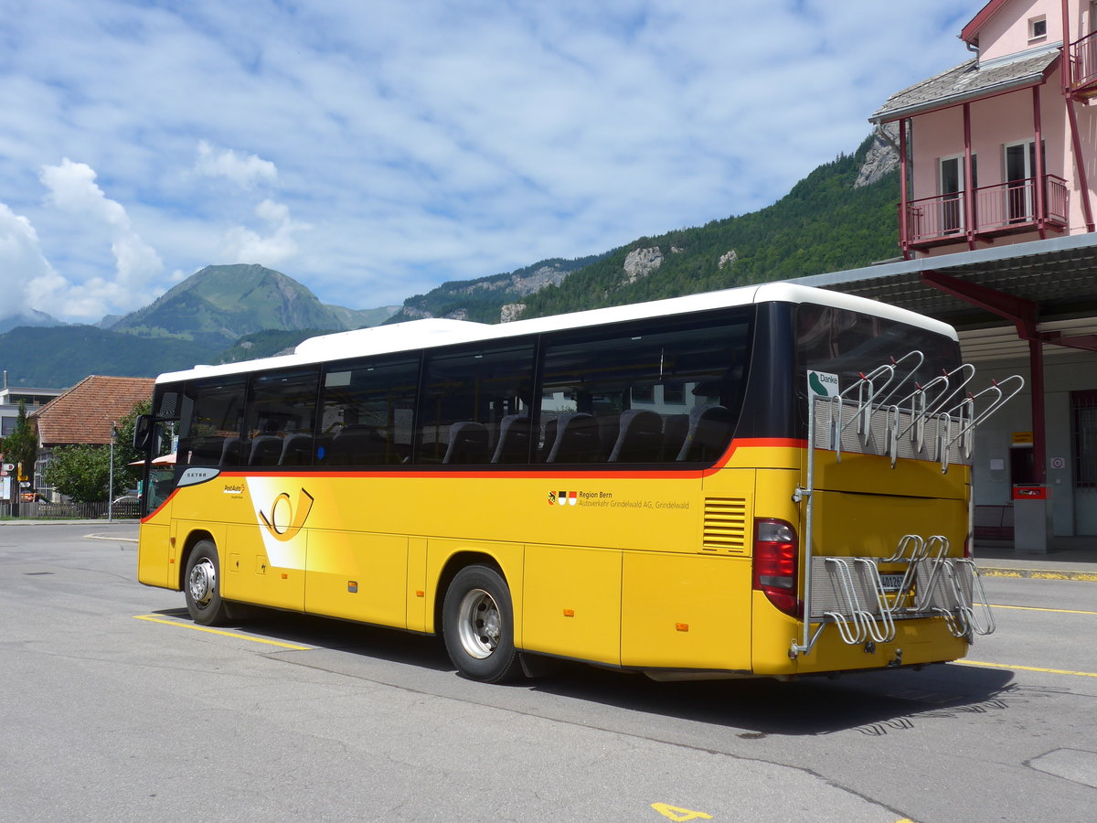 (182'097) - AVG Meiringen - Nr. 63/BE 401'263 - Setra am 16. Juli 2017 in Meiringen, Postautostation