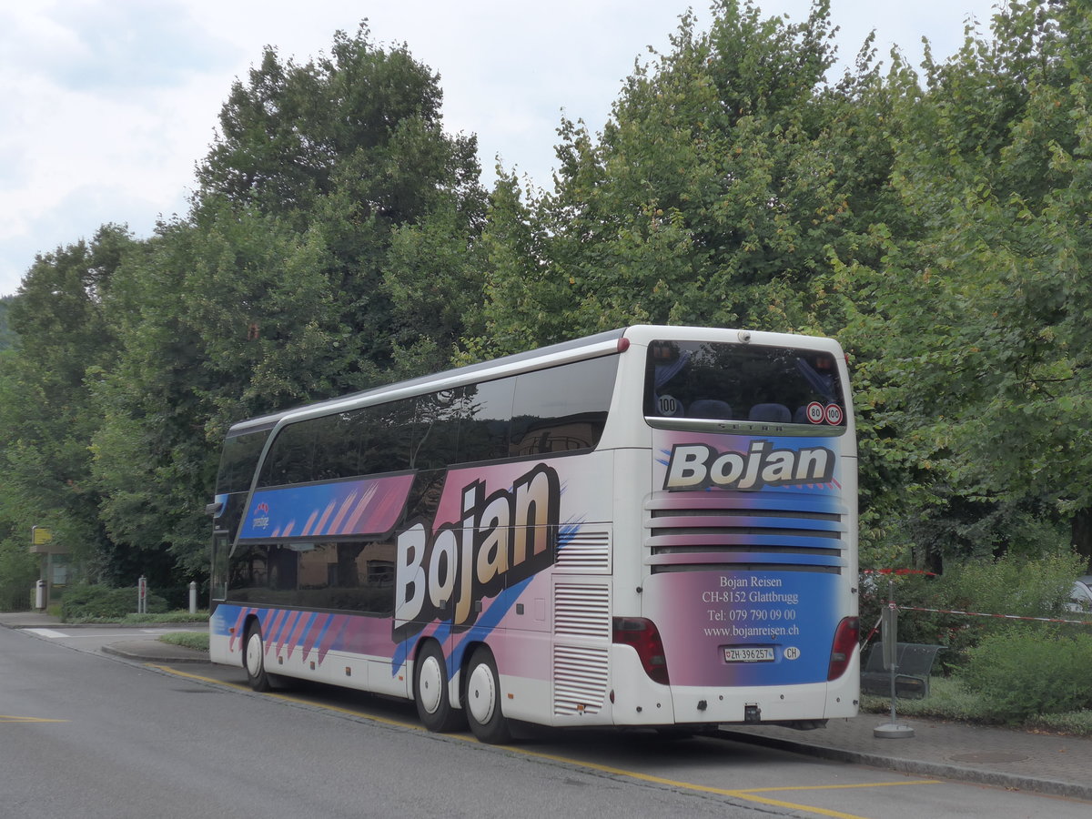 (182'172) - Bojan, Glattbrugg - ZH 396'257 - Setra (ex Horner, Tafers) am 22. Juli 2017 in Thun, Hotel Seepark