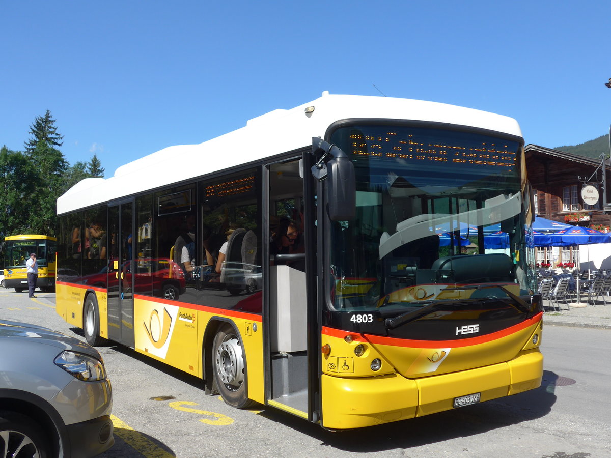 (182'338) - AVG Meiringen - Nr. 66/BE 403'166 - Scania/Hess (ex Steiner, Messen) am 30. Juli 2017 in Grindelwald, Oberer Gletscher