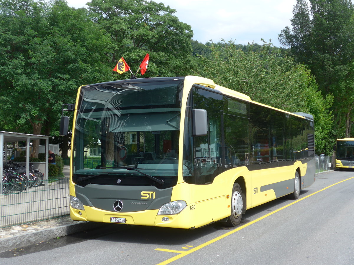 (182'460) - STI Thun - Nr. 180/BE 752'180 - Mercedes am 31. Juli 2017 bei der Schifflndte Thun