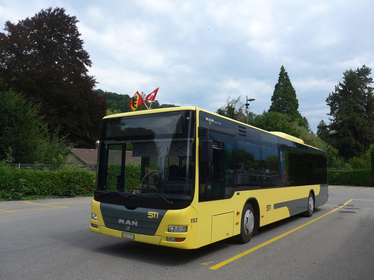 (182'462) - STI Thun - Nr. 153/BE 801'153 - MAN am 31. Juli 2017 bei der Schifflndte Thun